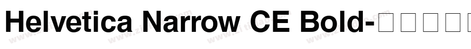 Helvetica Narrow CE Bold字体转换